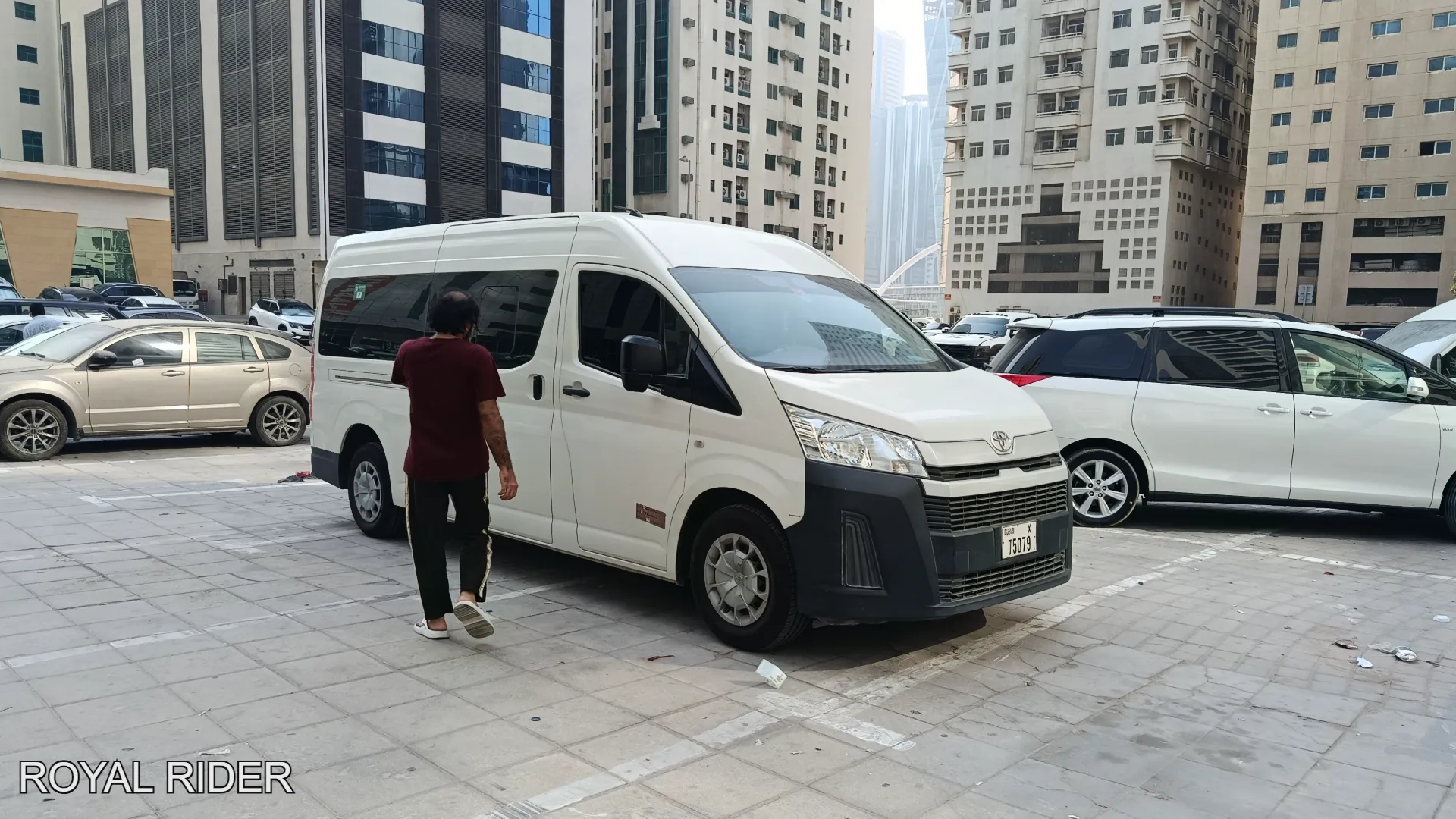 Van rental Ajman with professional driver