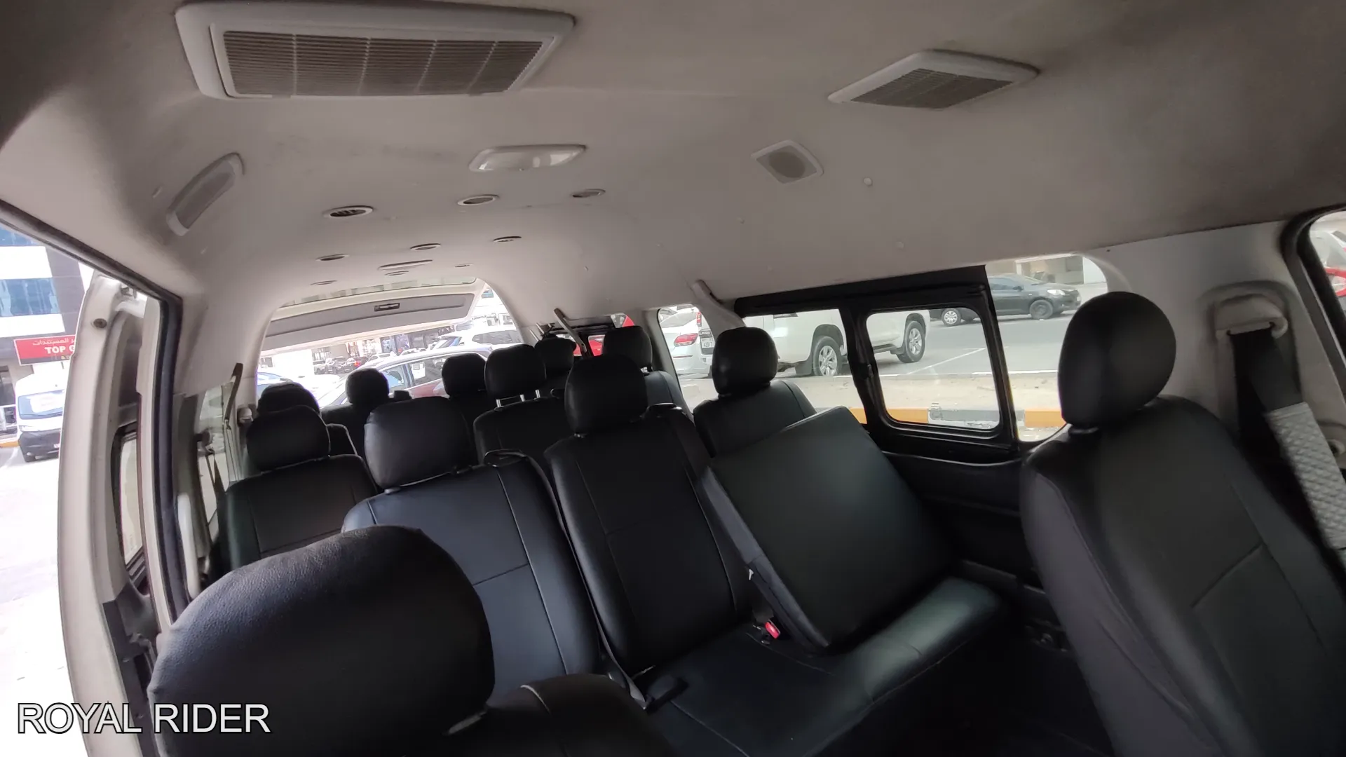13 to 15 seater Hiace van rental Al Ain