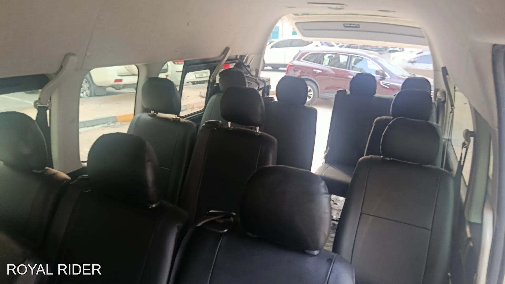 13 to 15 seater van rental Fujairah with driver