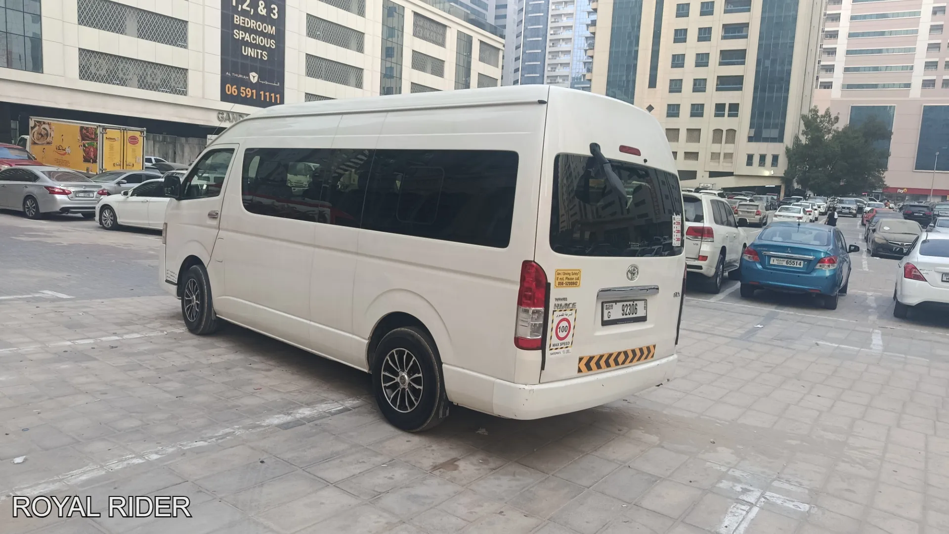 Van rental Ras Al Khaimah with driver