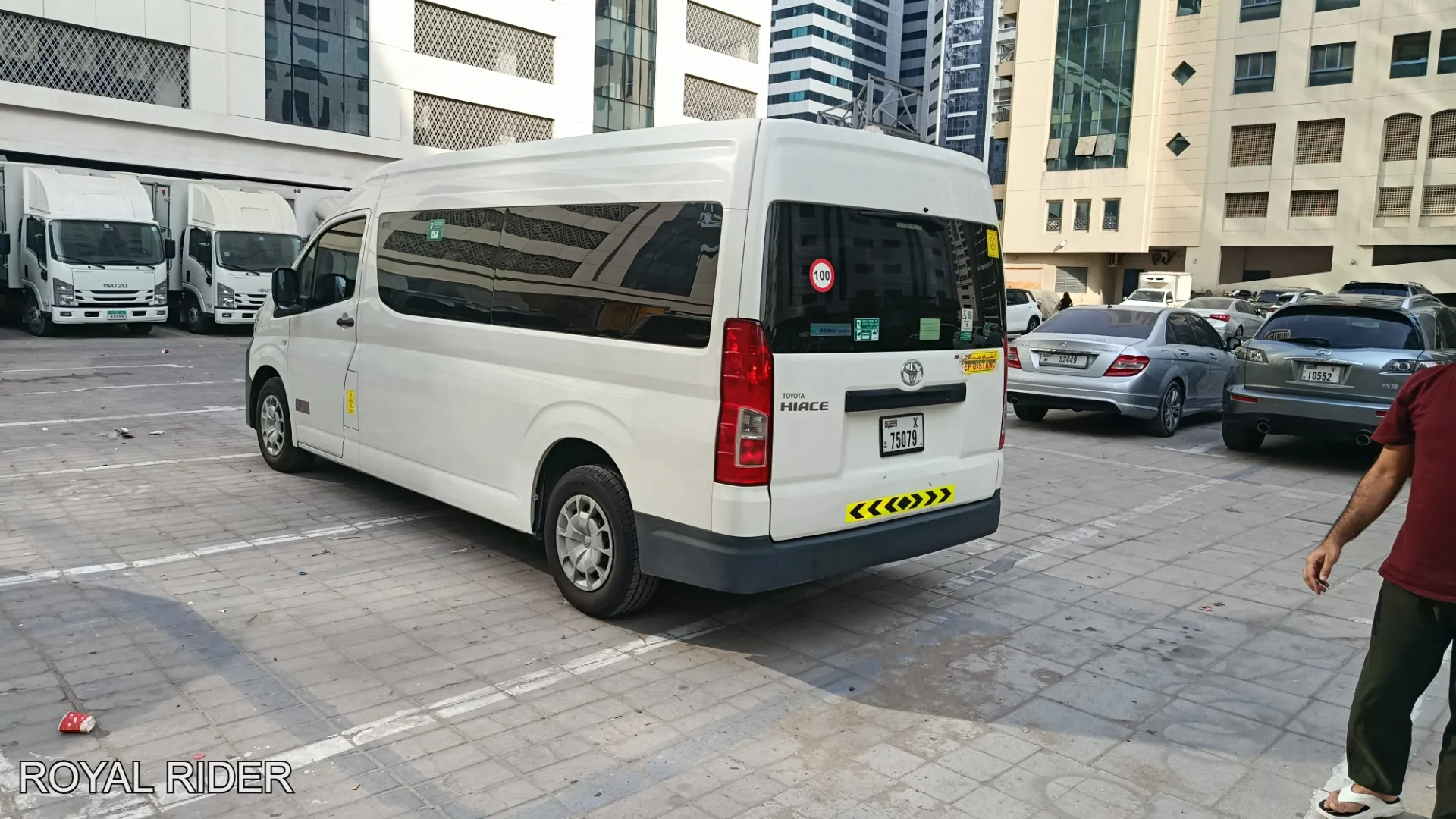 Van rental Umm Al Quwain with driver for families and small groups